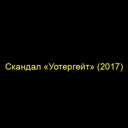 Скандал «Уотергейт» (2017)