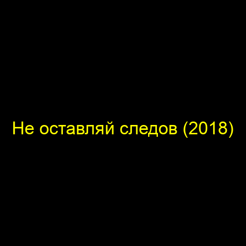 Не оставляй следов (2018)
