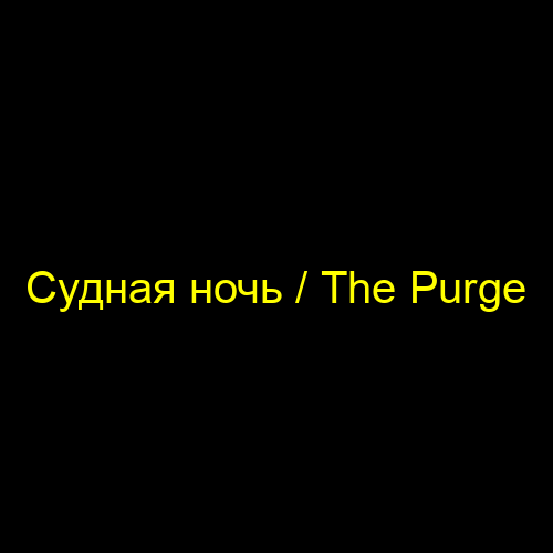 Судная ночь / The Purge