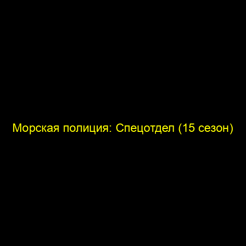 Морская полиция: Спецотдел (15 сезон)