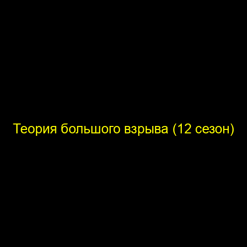 Теория большого взрыва (12 сезон)